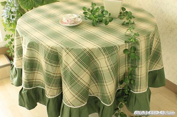 实木餐桌桌布搭配,实木餐桌配桌布图片(3)
