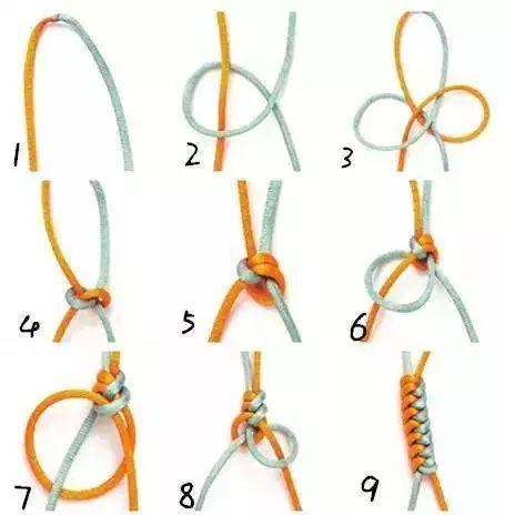 手串伸缩活结打法图解,手串伸缩结的几种打法(2)
