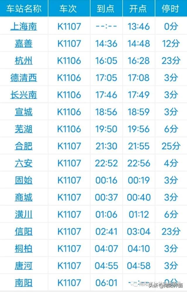 k1106次列车最新路线,(1)