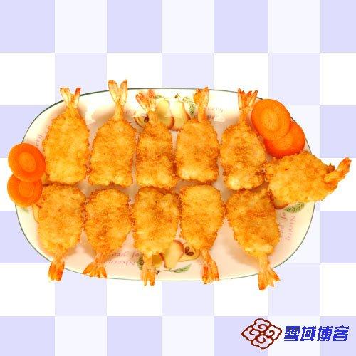 黄金盐酥虾做法,椒盐元宝虾的正宗做法(4)