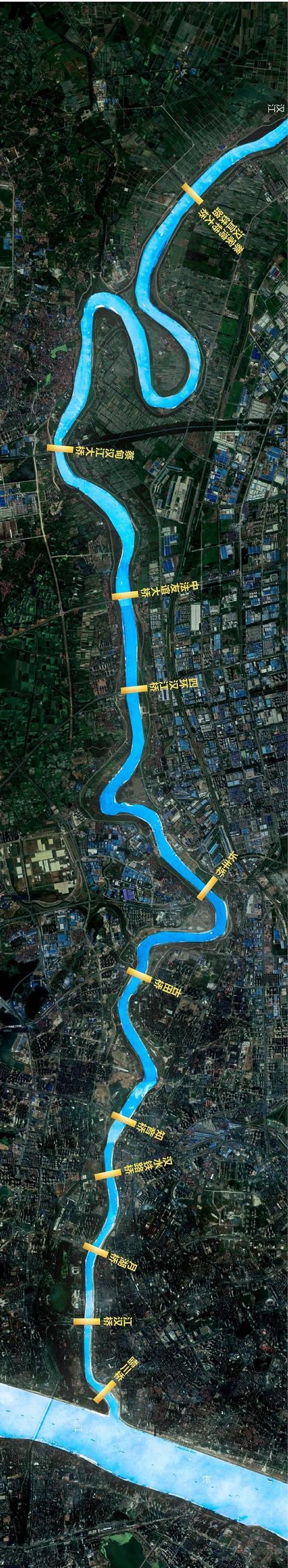 江汉七桥全景图集,江汉一桥地图(3)