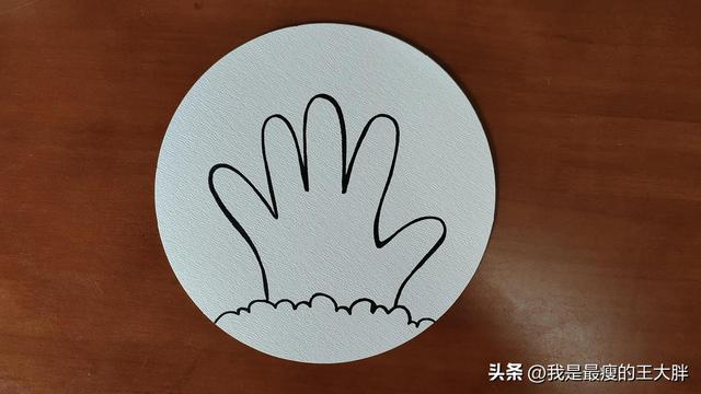幼儿园手掌大树创意画图片,儿童手指树创意画图片(3)