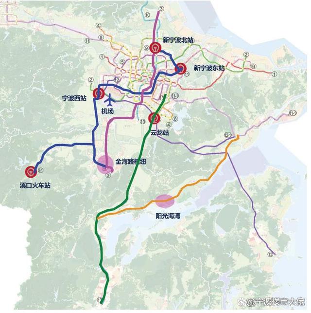 奉化地铁规划图,奉化未来5年地铁规划(4)