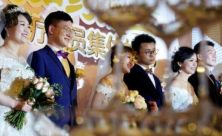 上海援鄂队员举办集体婚礼 见证爱情最真挚的样子
