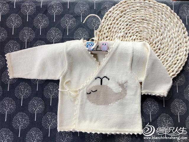 0-1岁婴儿斜襟毛衣款式图,0-1岁婴儿开衫毛衣图案(3)