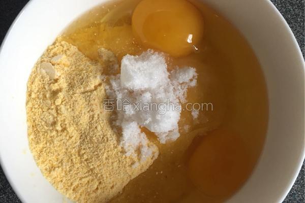 教你做玉米鸡蛋饼,用鸡蛋做玉米饼的做法(3)