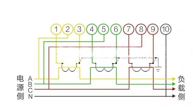 电表的接线方法图解,单相电表的接线方法图解(11)