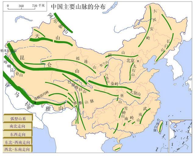国家有几条龙脉分别在哪里,中华三条龙脉图片(3)