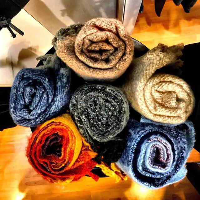 织围巾怎么织两层,织围巾怎么两个颜色一起织(1)