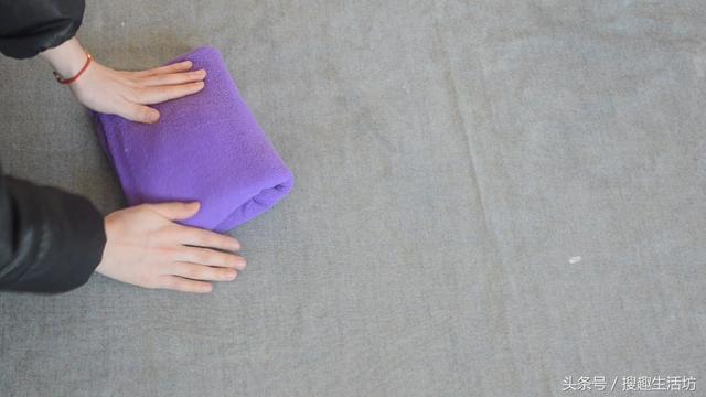 浴巾定型枕折叠方法,毛巾定型枕折叠方法(10)