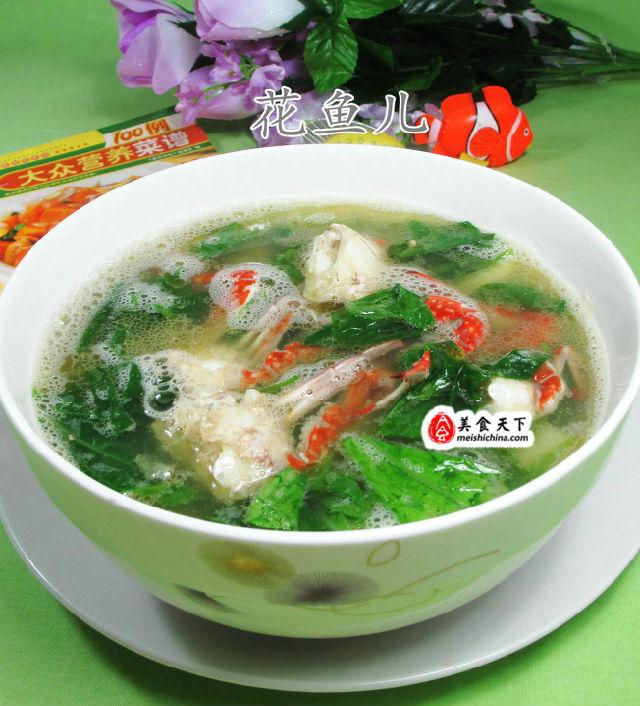 白菜螃蟹汤做法,大白菜煮螃蟹汤怎么煮(2)