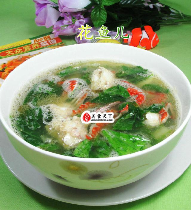 白菜螃蟹汤做法,大白菜煮螃蟹汤怎么煮(6)