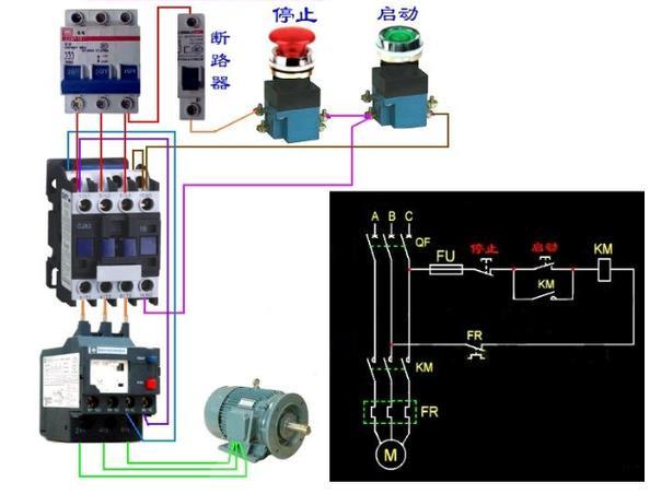 热继电器正确实物接线,热继电器实物接线图(5)