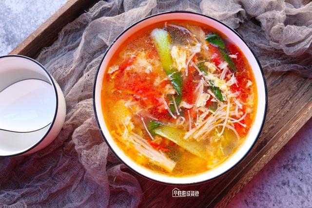 青菜和金针菇汤的做法,金针菇白菜汤做法(2)