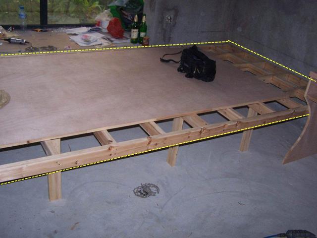小户型地台床装修图,45平米地台床装修效果图(9)