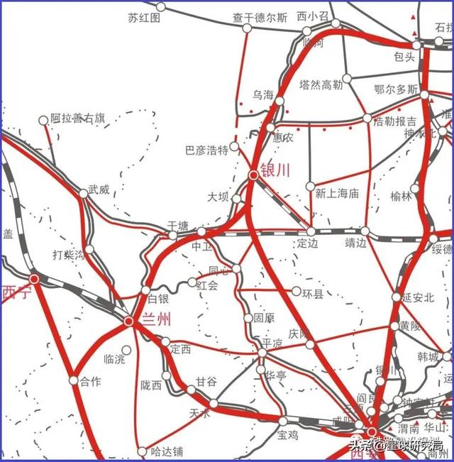 宁夏高铁固原段规划图,2022年固原的高铁规划(5)