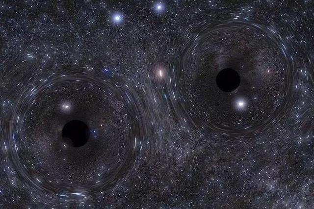 如果黑洞与黑洞撞击会怎么样,假如黑洞遇上黑洞会发生什么(3)