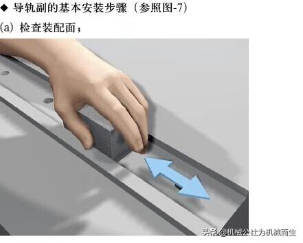直线导轨滑块安装方法图解,直线导轨滑块如何修理(4)