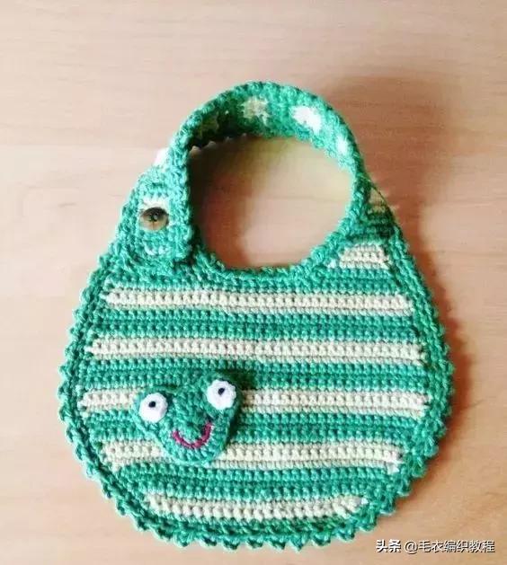 婴儿口水巾的做法图解,宝宝口水巾的制作图片(3)