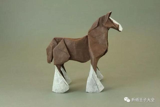 手工折纸马的折法,手工折纸马的步骤(1)