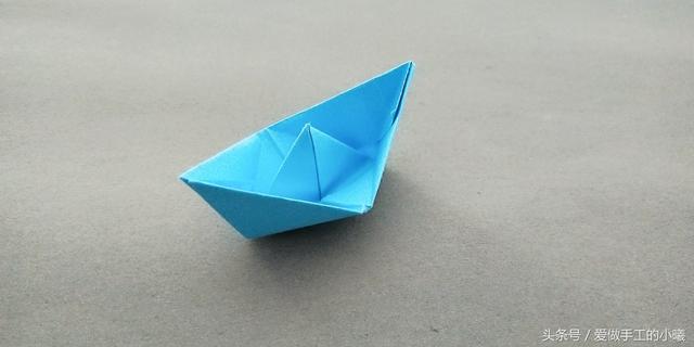 小船的折法图片完整,十二种折纸船的方法(4)