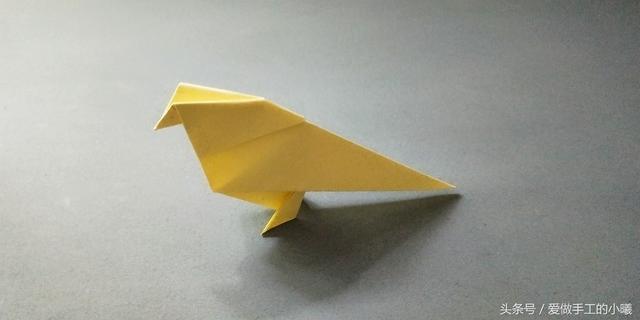 如何用纸折小鸟图解,纸折小鸟大全图解(2)