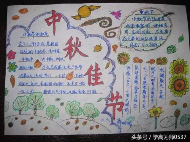 三年级中秋手抄报内容怎么写,三年级中秋节手抄报的内容文字(1)