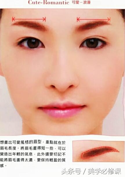 纹眉有哪些漂亮的眉型,哪种眉毛最好看(3)