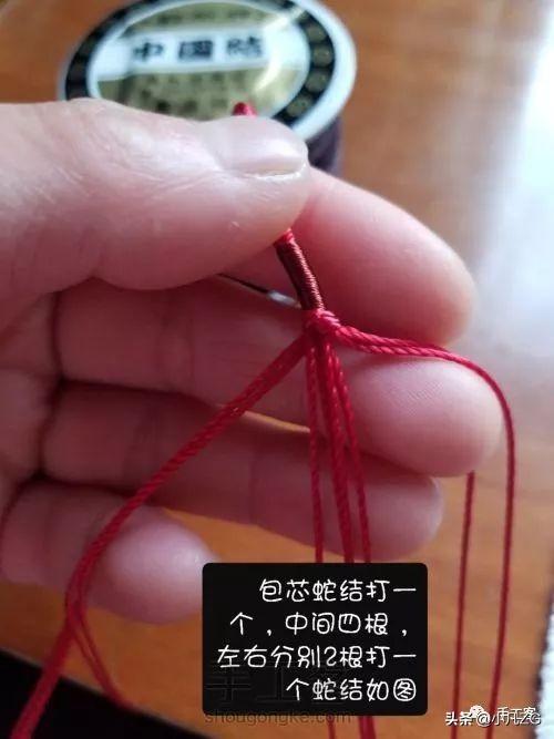 红绳吊坠编法送人,一根红绳吊坠编法(4)
