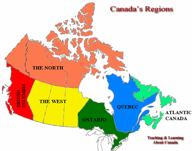 加拿大省份地图,加拿大的地图各个省(2)