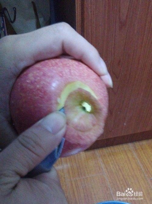 刀削苹果手法教程,用水果刀削苹果最快手法(4)