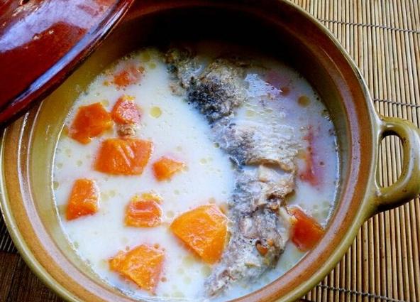 椰子鱼汤的做法大全,椰肉炖鱼汤做法(5)