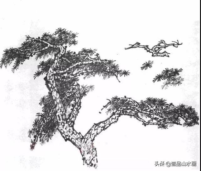 山水画中树的表现技法,山水画中的树大全图(3)