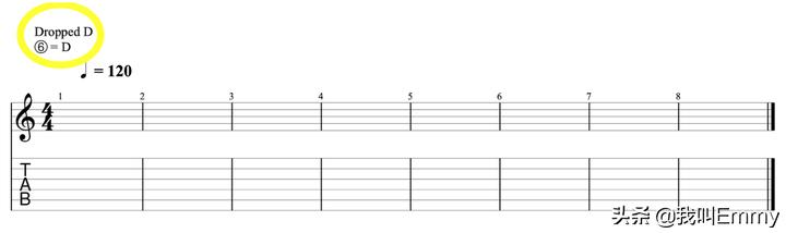 吉他曲谱中的0表示什么,(2)