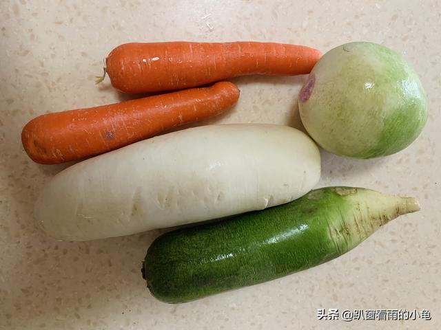 四种酸辣萝卜腌制方法大全,酸辣萝卜的腌制方法水萝卜(1)