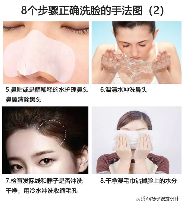 用洗面奶洗脸的正确方法图片,不用洗面奶正确的洗脸方法(5)