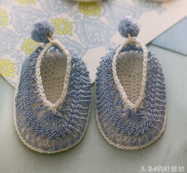 最简单婴儿鞋子的织法,最简单的儿童鞋的织法(3)