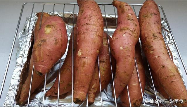 烤箱烤红薯的做法视频,九阳电烤箱烤红薯(3)