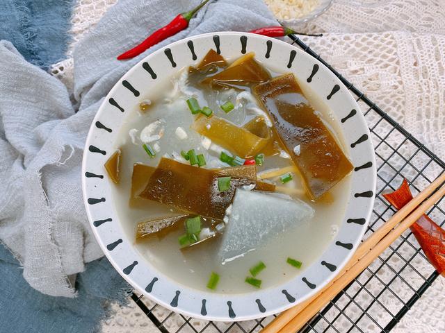 海带冬瓜汤,冬瓜海带汤的做法与功效(1)