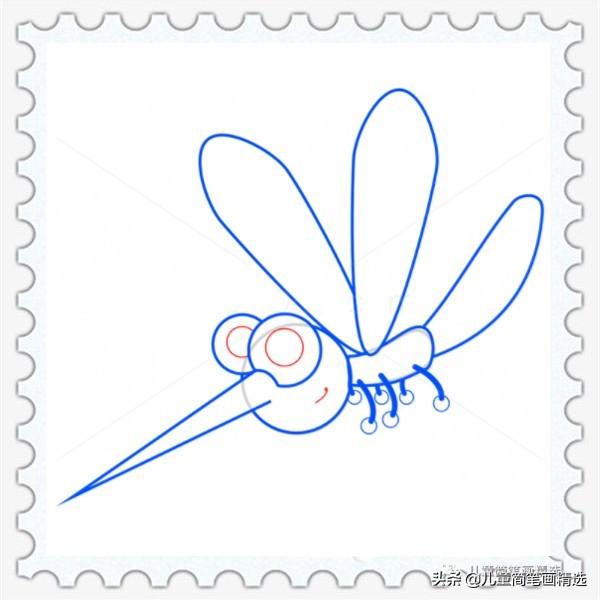画很简单的蚊子,蚊子简单画法(6)