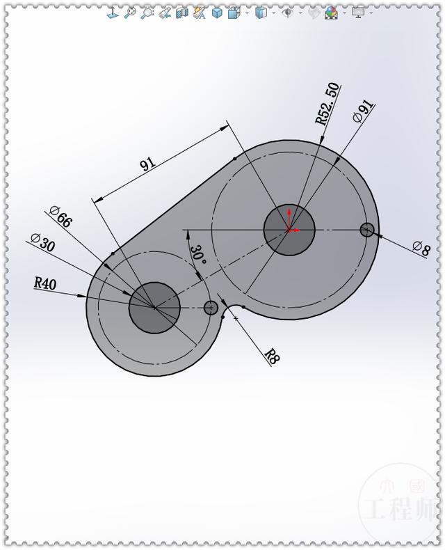 sw如何绘制圆管图纸,sw工程图引线画法(3)