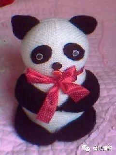 手工缝制熊猫玩偶图解,用布缝制小熊玩偶(1)