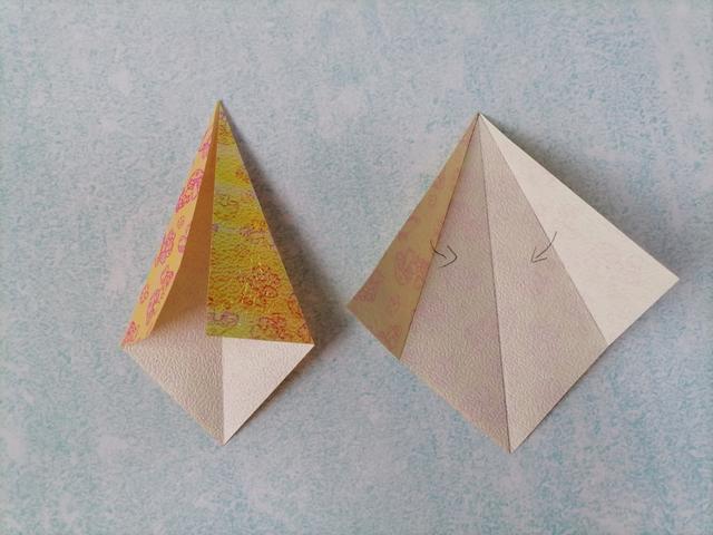 手工折纸树叶的折法视频,手工树叶折纸的步骤(4)