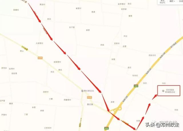 邓州东站公交专线路线图,邓州东站最新高铁公交车时刻表(3)