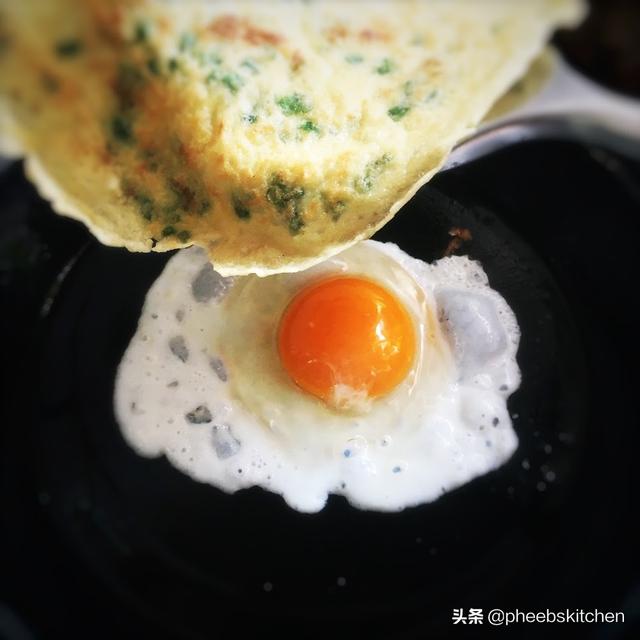 鸡蛋葱油发面饼家常做法,葱油鸡蛋饼发面(9)