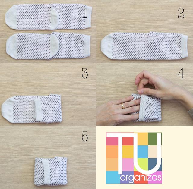 正确叠袜子的方法及步骤,怎么叠袜子最简单(4)