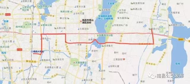 南昌市6路公交车全程路线,南昌1路公交车最新路线(3)