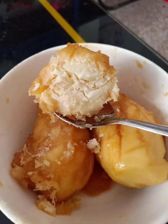 广东茂名糖焗甜薯做法,茂名正宗蜜汁三薯做法(6)