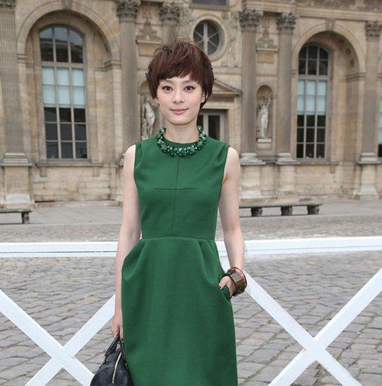 绿色连衣裙最新款,今年流行绿色连衣裙(3)