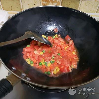 茄汁鸡蛋饭的做法,茄汁滑蛋饭(3)